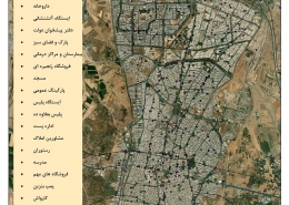 ژئودیتایس شهر قزوین شامل لایه های اصلی شهری بصورت شیپفایل نقطه ای GIS geodatabase of urban layers of Qazvin City