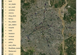 ژئودیتایس شهر ساری شامل لایه های اصلی شهری بصورت شیپفایل نقطه ای Geodatabase of urban GIS layers of Sari City - point shapefiles