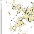 ژئودیتایس شهر کرج شامل لایه های اصلی شهری بصورت شیپفایل نقطه ای GIS shapefile urban layers in Karaj Geodatabase