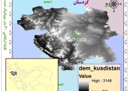 موقعیت نقشه دم استان کردستان و سایر همسایگان
