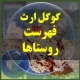 نقشه گوگل ارث و اکسل فهرست روستاها با ویژگی های خاص